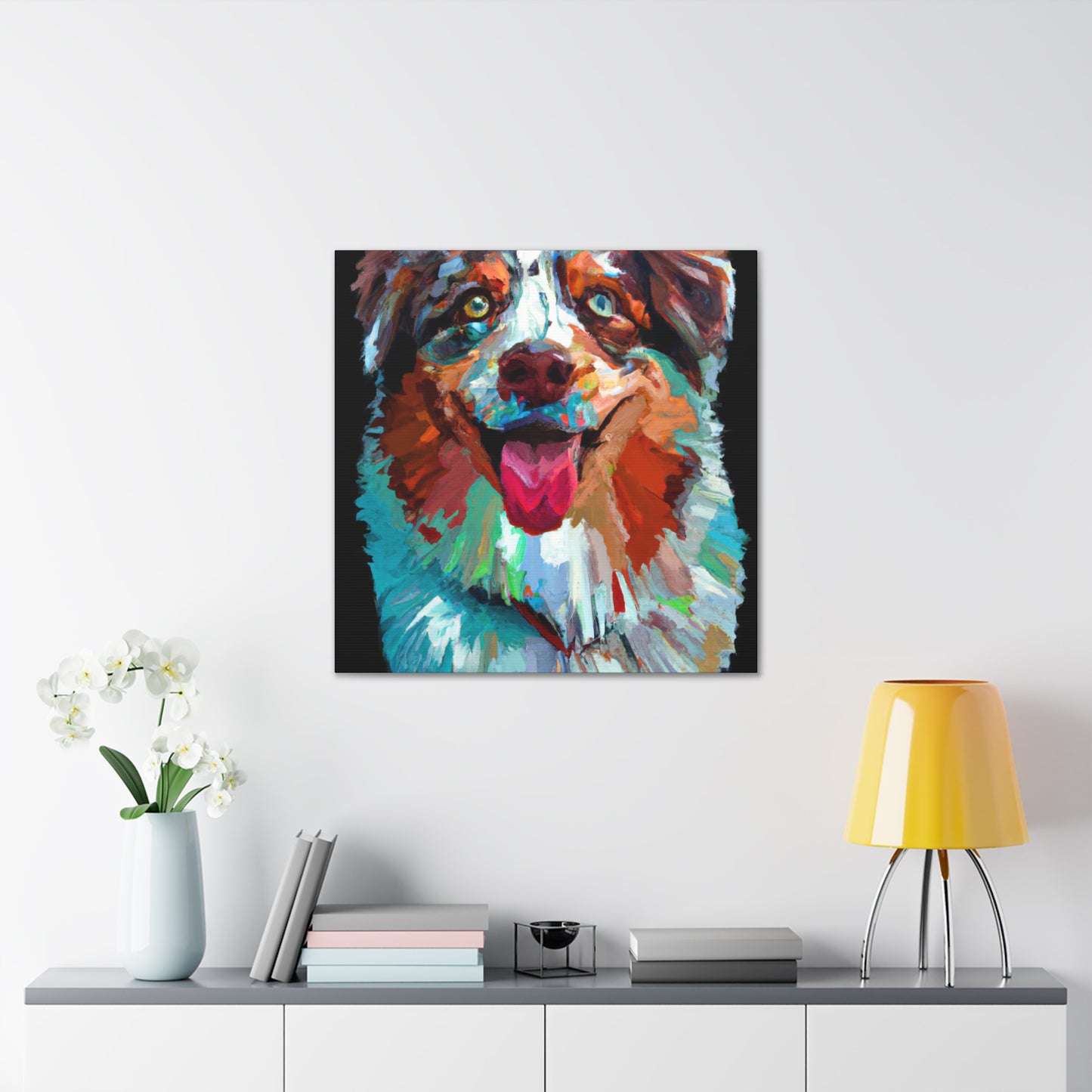 "Portrait of an Aussie." - Canvas