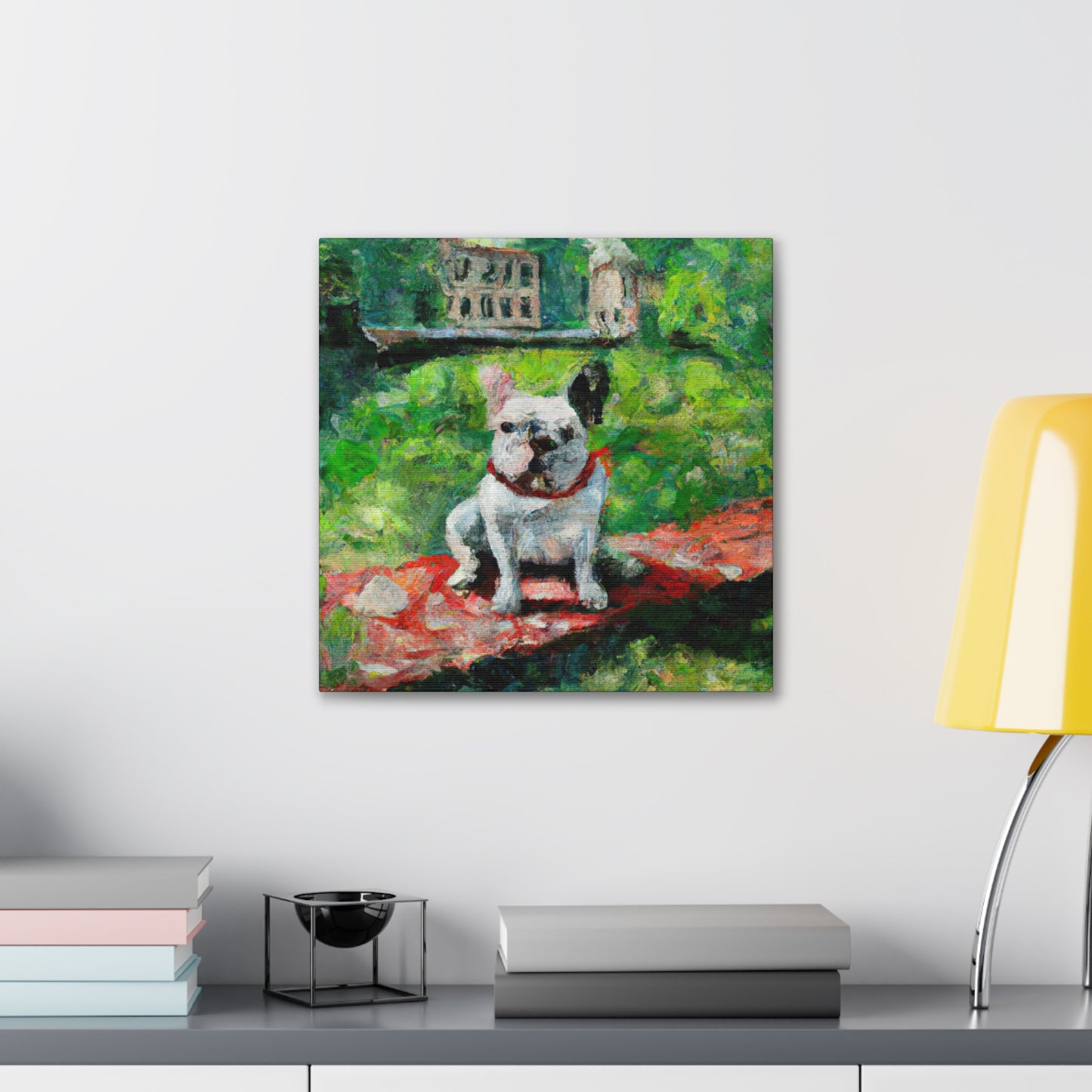 "The French Bulldog Portrait" - Canvas