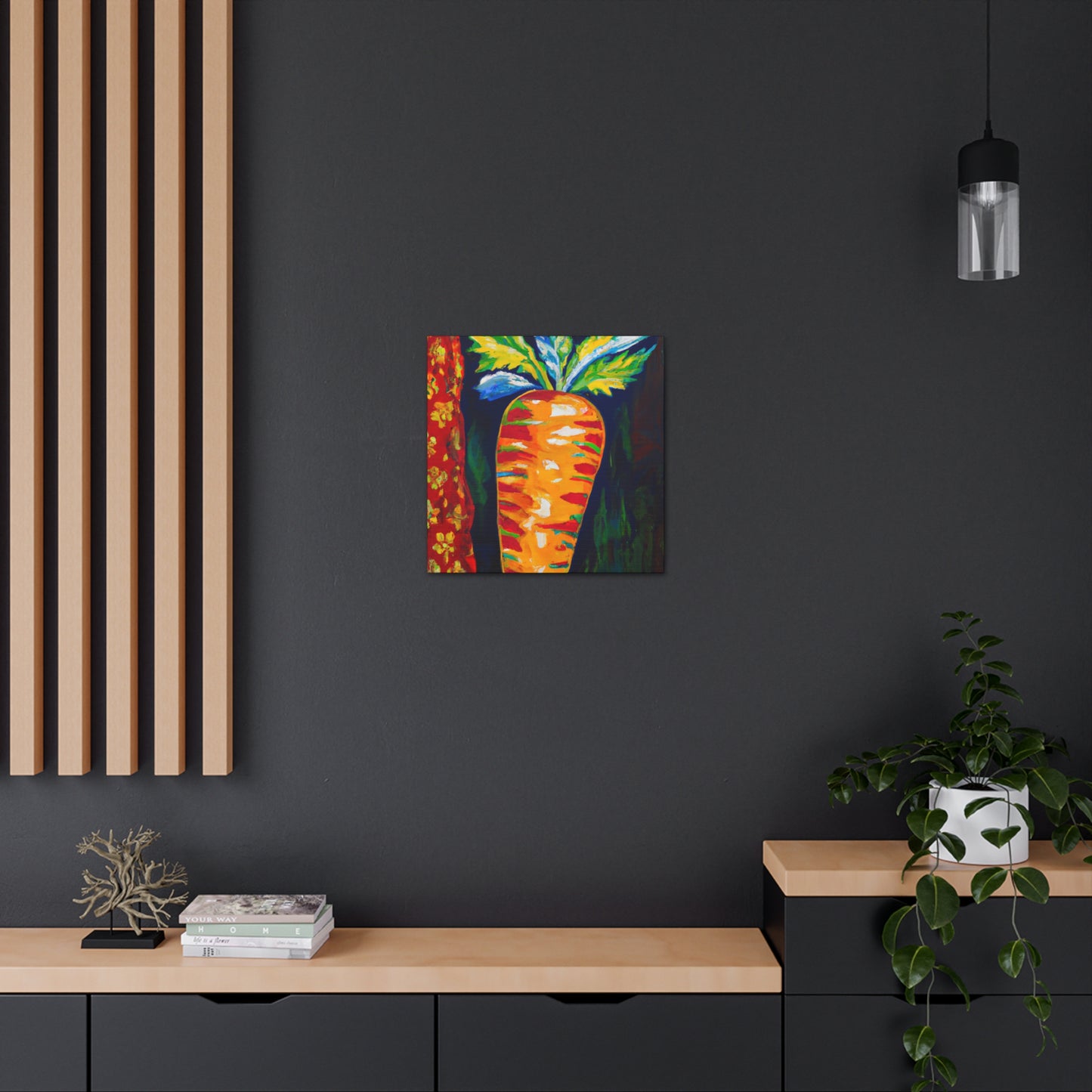 "Carrot in Baroque" - Canvas