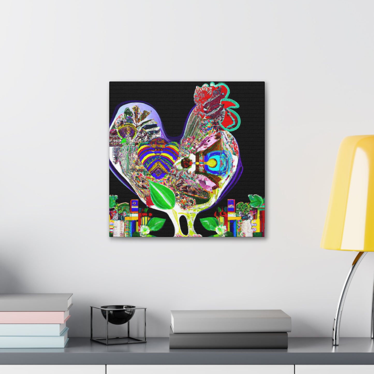 "Chickens in the Street" - Canvas