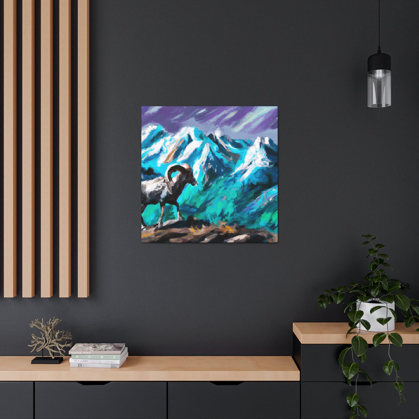 Big Horn Majesty. - Canvas