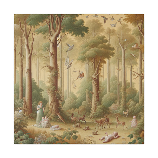 Whispering Woodland Haven - Canvas