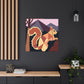 Squirrel in Deco Style - Canvas