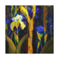 Iris in Abstraction - Canvas