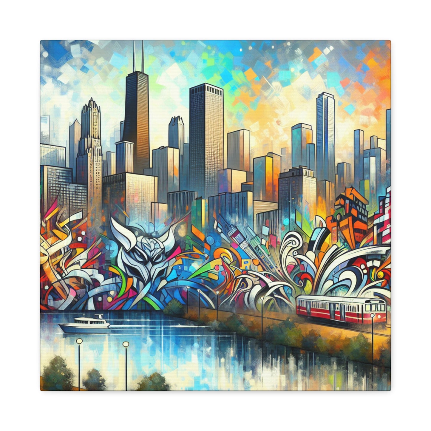 "Urban Dreams Unleashed" - Canvas