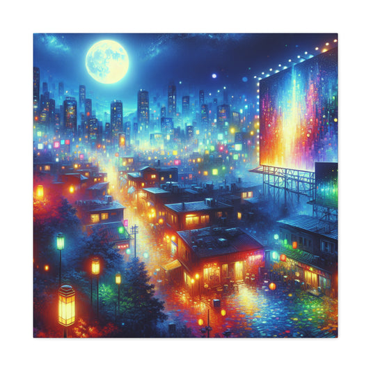 Nocturnal Urban Symphony. - Canvas