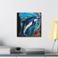 Dolphins in Harmony. - Canvas