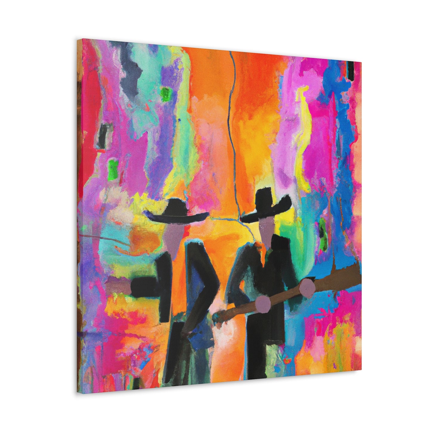 "Picket Line Protestors" - Canvas