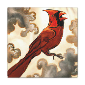 Northern Cardinal Glow. - Canvas