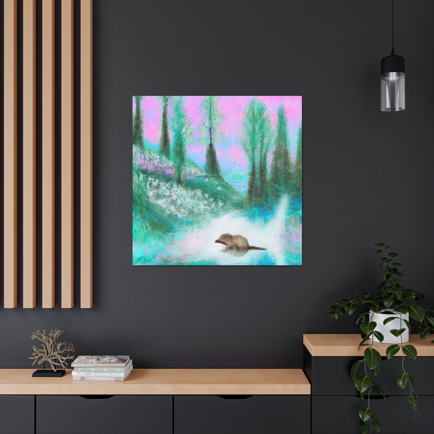 Beaver's Dreamscape Portrait - Canvas