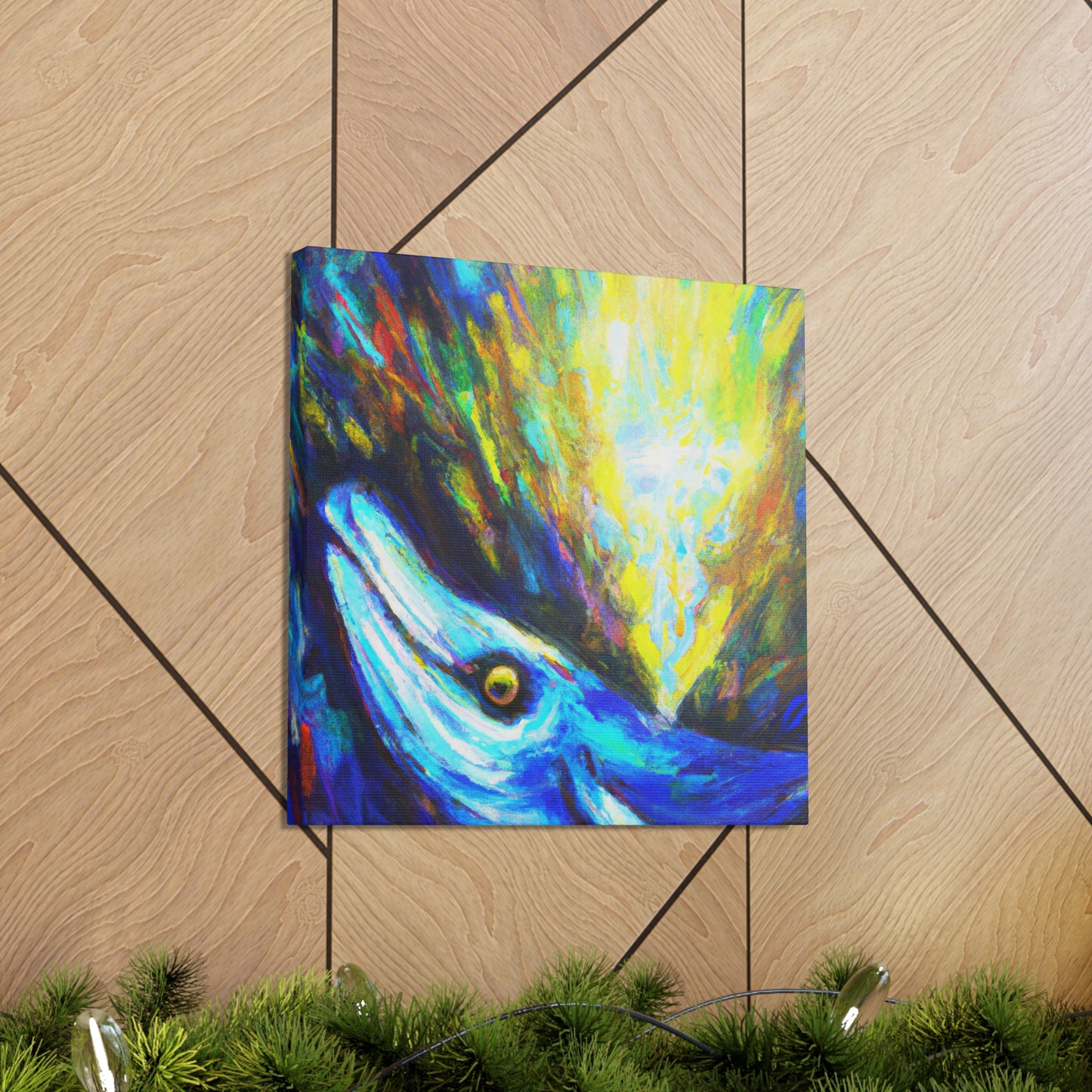 Whale Surrealism Dream - Canvas