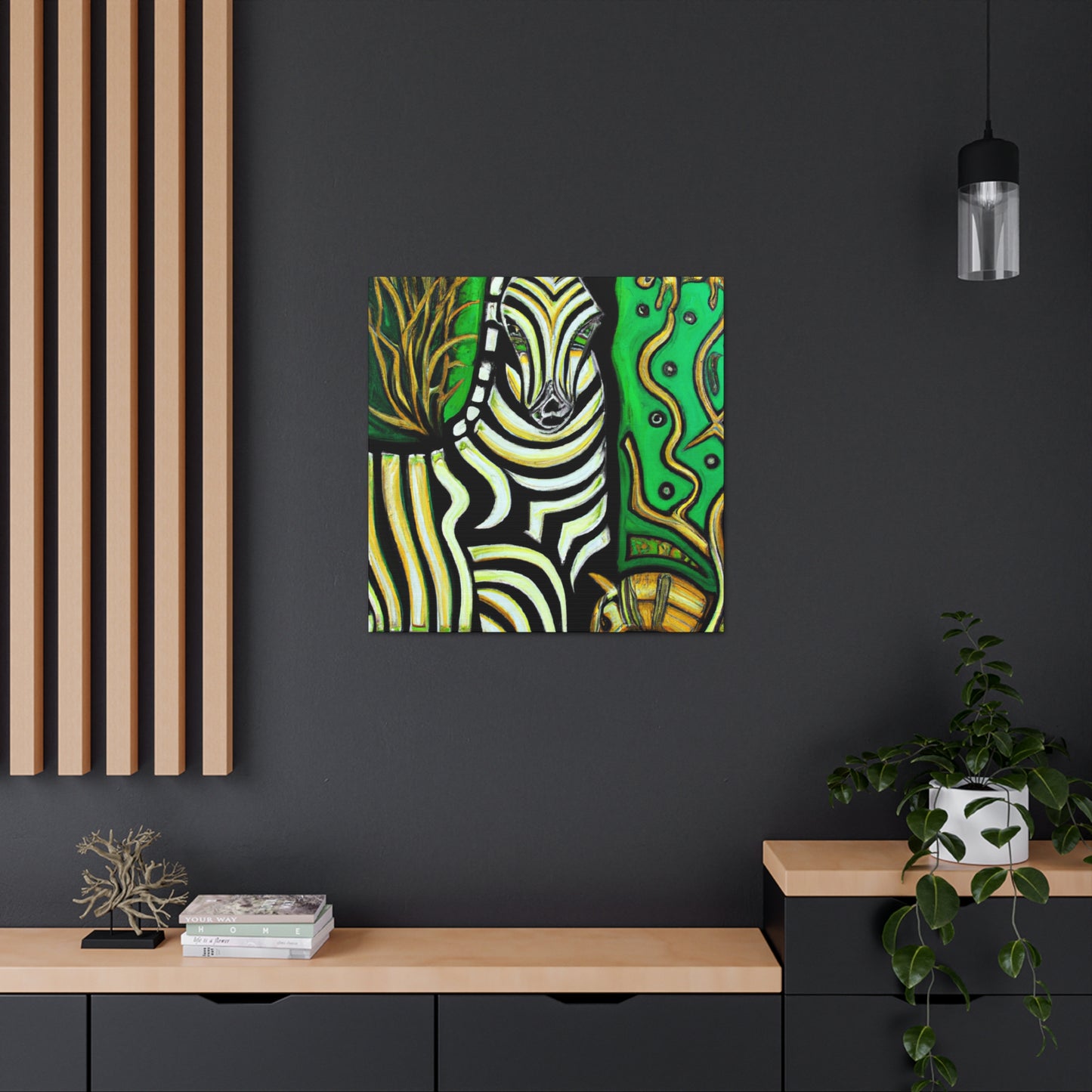 Zebras in Dreamland - Canvas