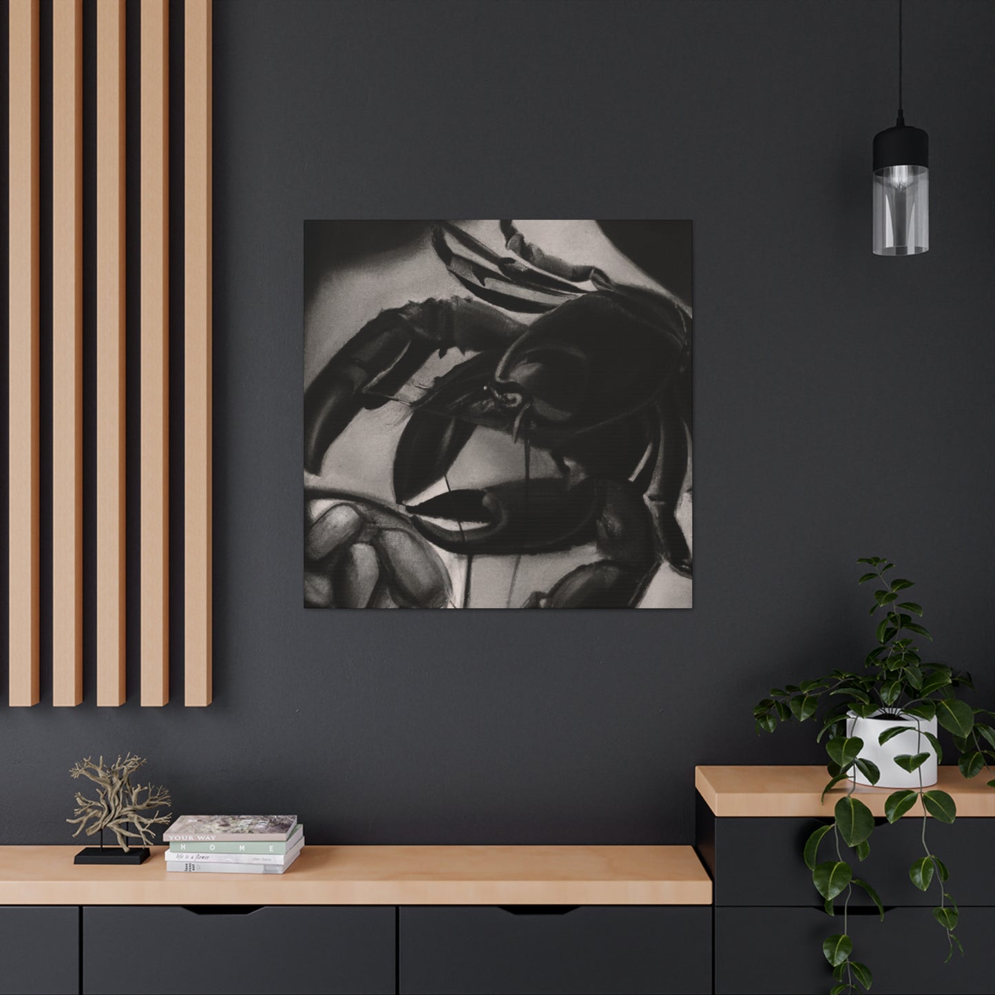 Seafood Hyperrealism Scene - Canvas