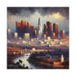 Golden Horizon Over Angeles - Canvas