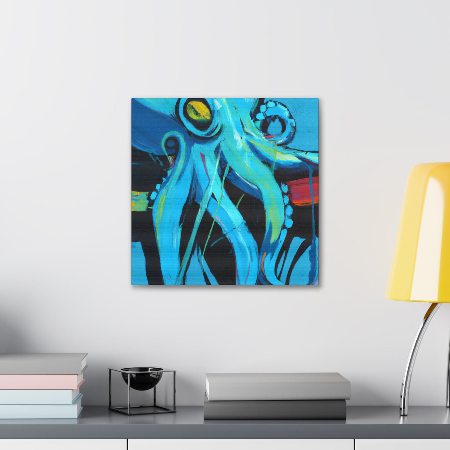 Octopus in Monochrome - Canvas