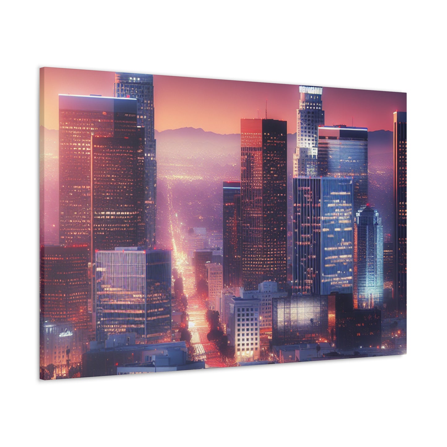 City of Neon Dreams - Canvas