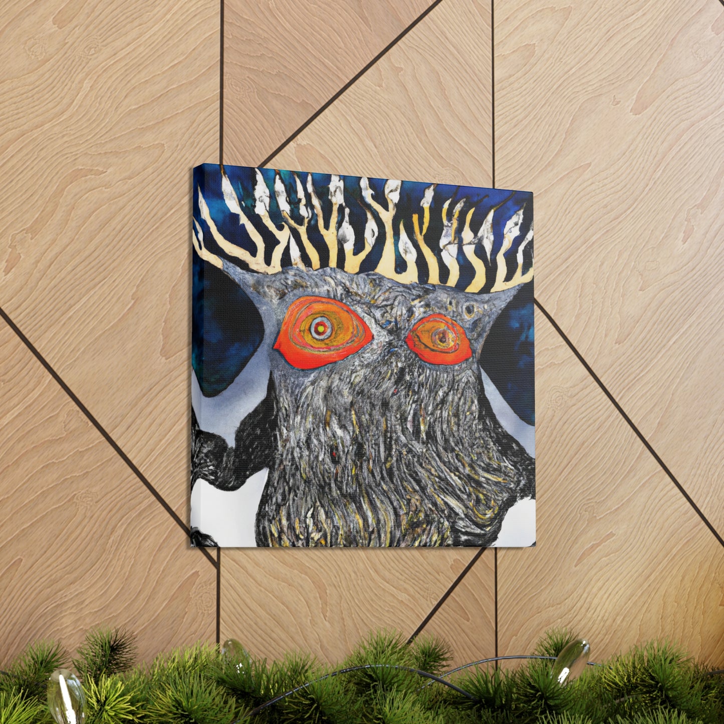 Porcupine in Dreamscape - Canvas