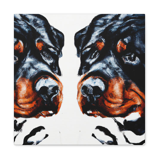 "Eternal Protection Rottweiler" - Canvas