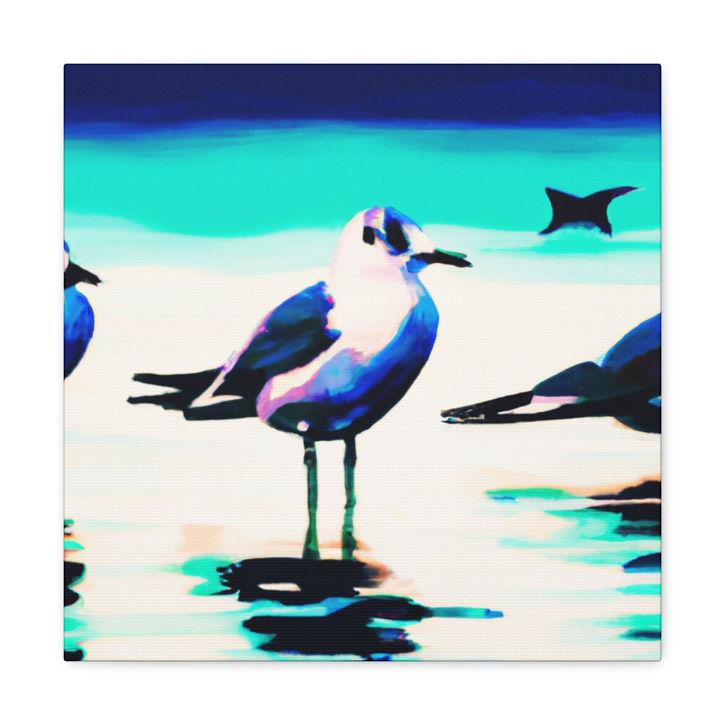 Sea Birds in Flight - Canvas