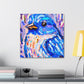 "Bluebird's Serene Song" - Canvas