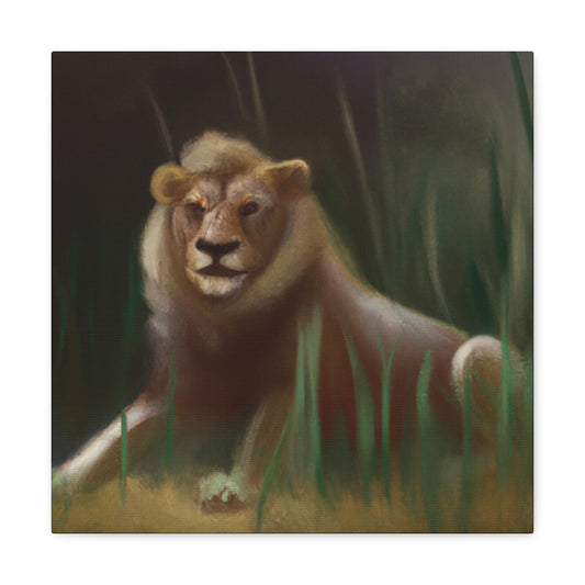 Lion of the Wild - Canvas