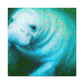 Manatee in Movement - Canvas