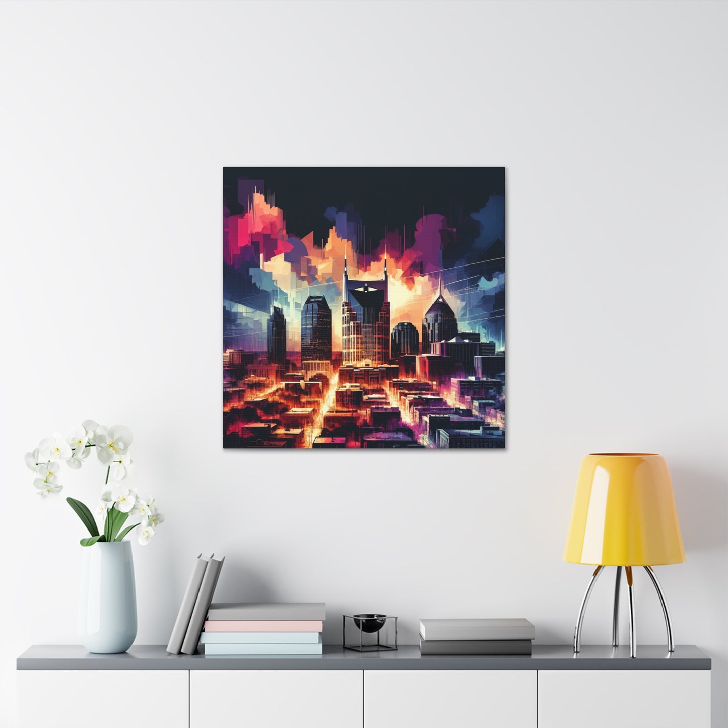 "Musical Urban Symphony" - Canvas