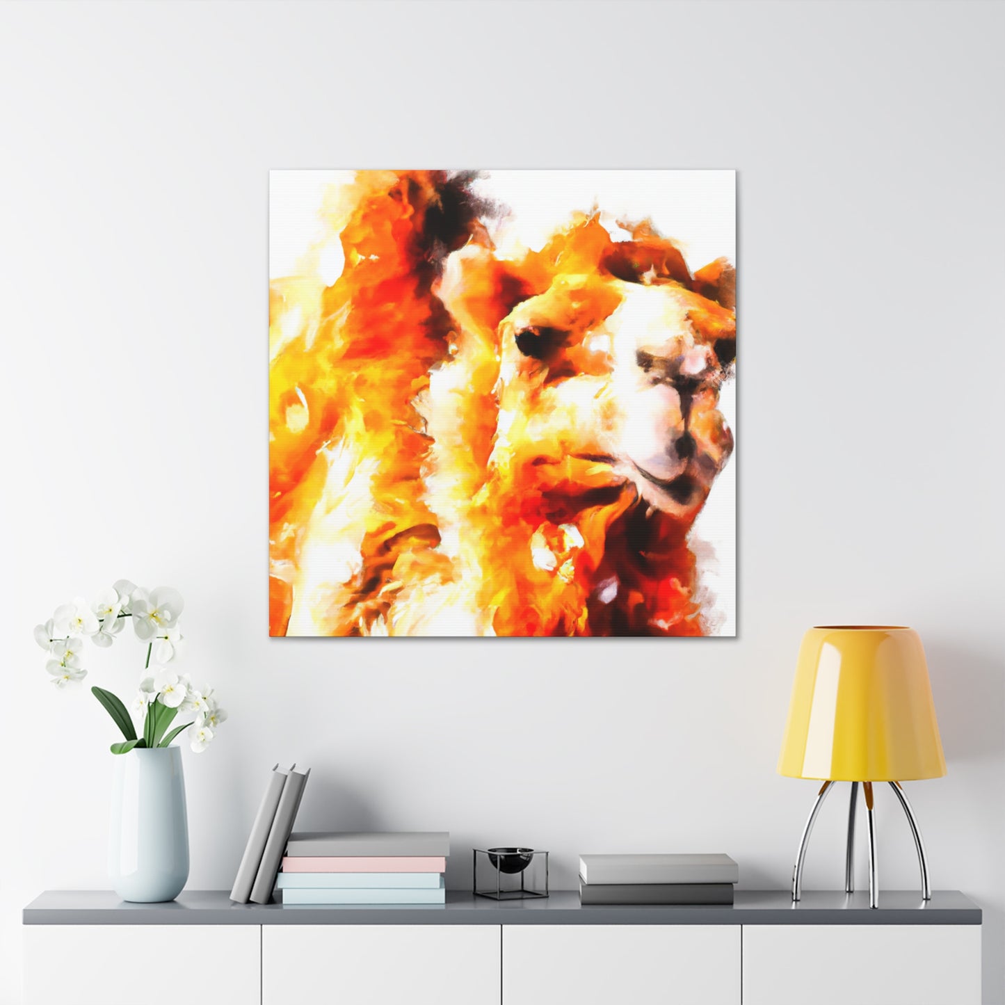 "Majestical Bactrian Camel" - Canvas