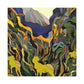 Ibex Mystic Mountain Land - Canvas