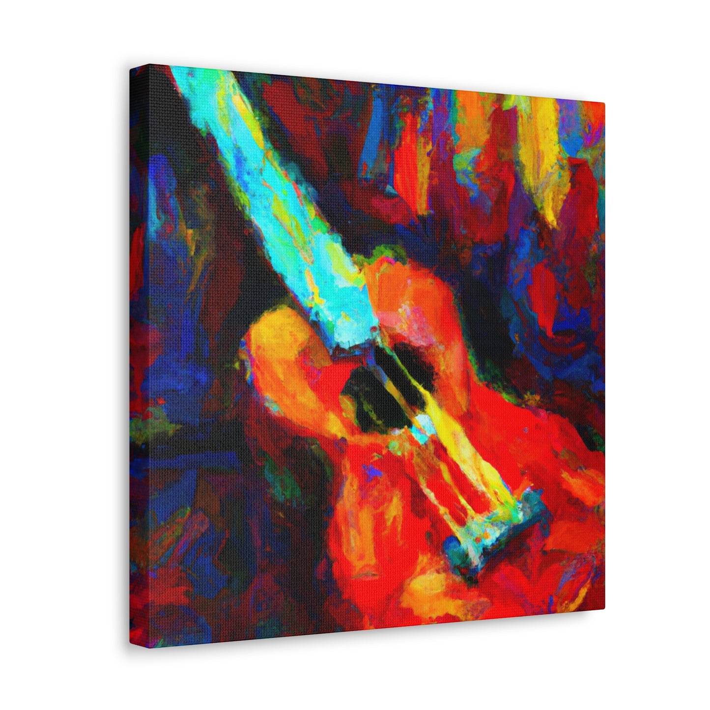 "Ukelele at Sunrise" - Canvas