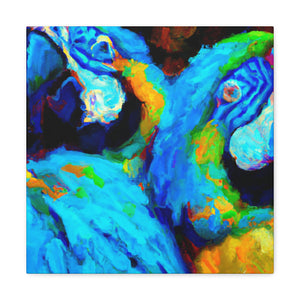 Colorful Macaw Wonders - Canvas