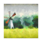 Windmill in a Sunset - Canvas