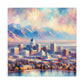 "Utah's Ethereal Cityscape" - Canvas