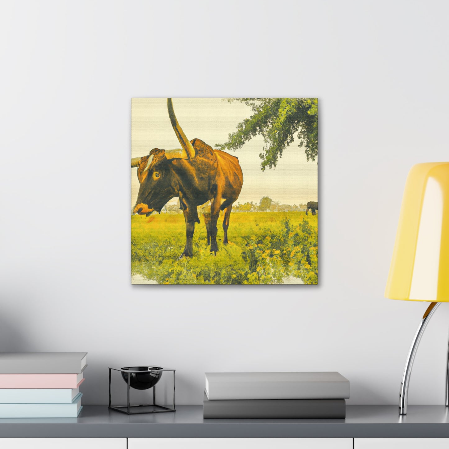 Lone Star Longhorns - Canvas