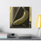 "Bananna Deco Delight" - Canvas