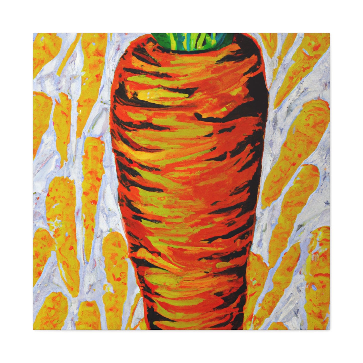 Carrot Pop Art Boom - Canvas