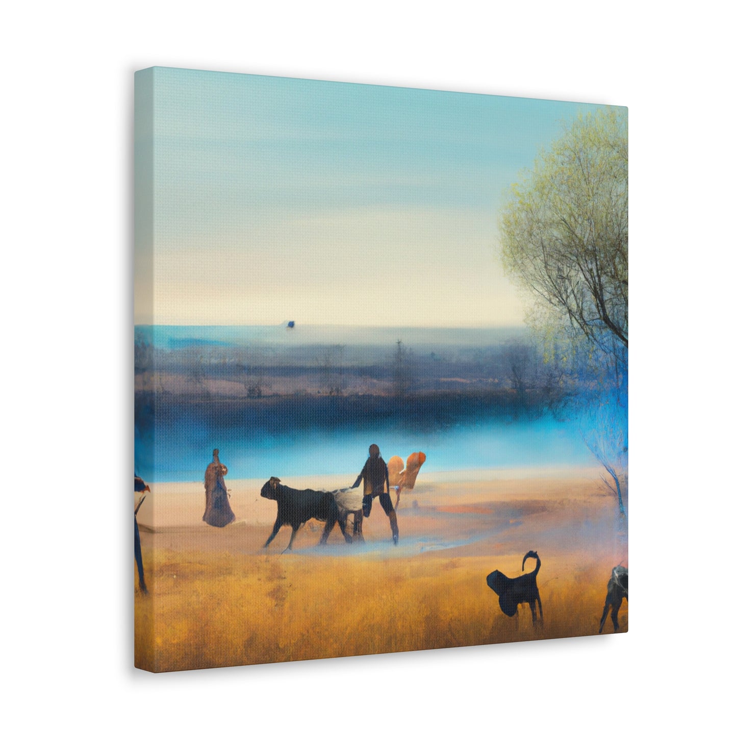 "Cattle Herding vista" - Canvas