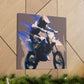 Racing on Two Wheels - Canvas