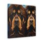 Fearsome Tibetan Mastiff - Canvas