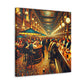 Elegant Tobacco Gathering - Canvas