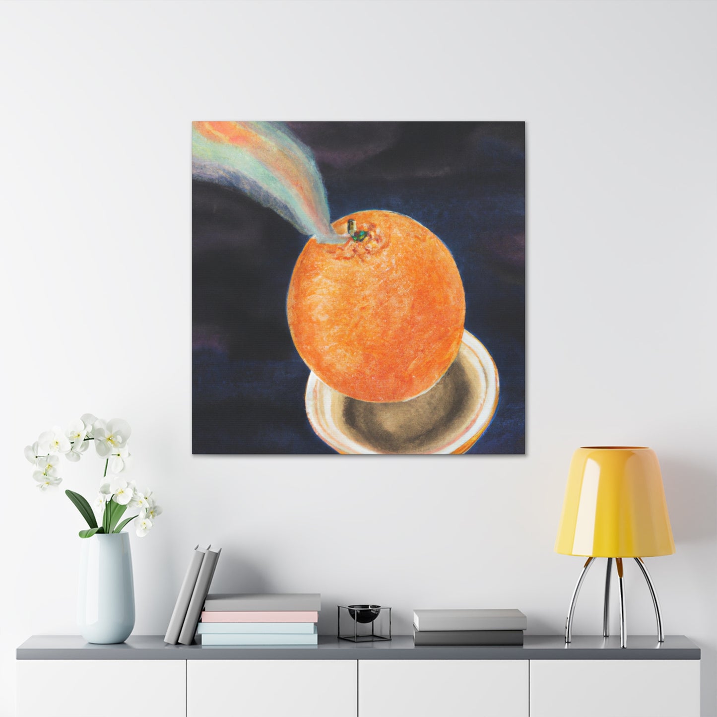 Orange Surreal Dreamscape - Canvas