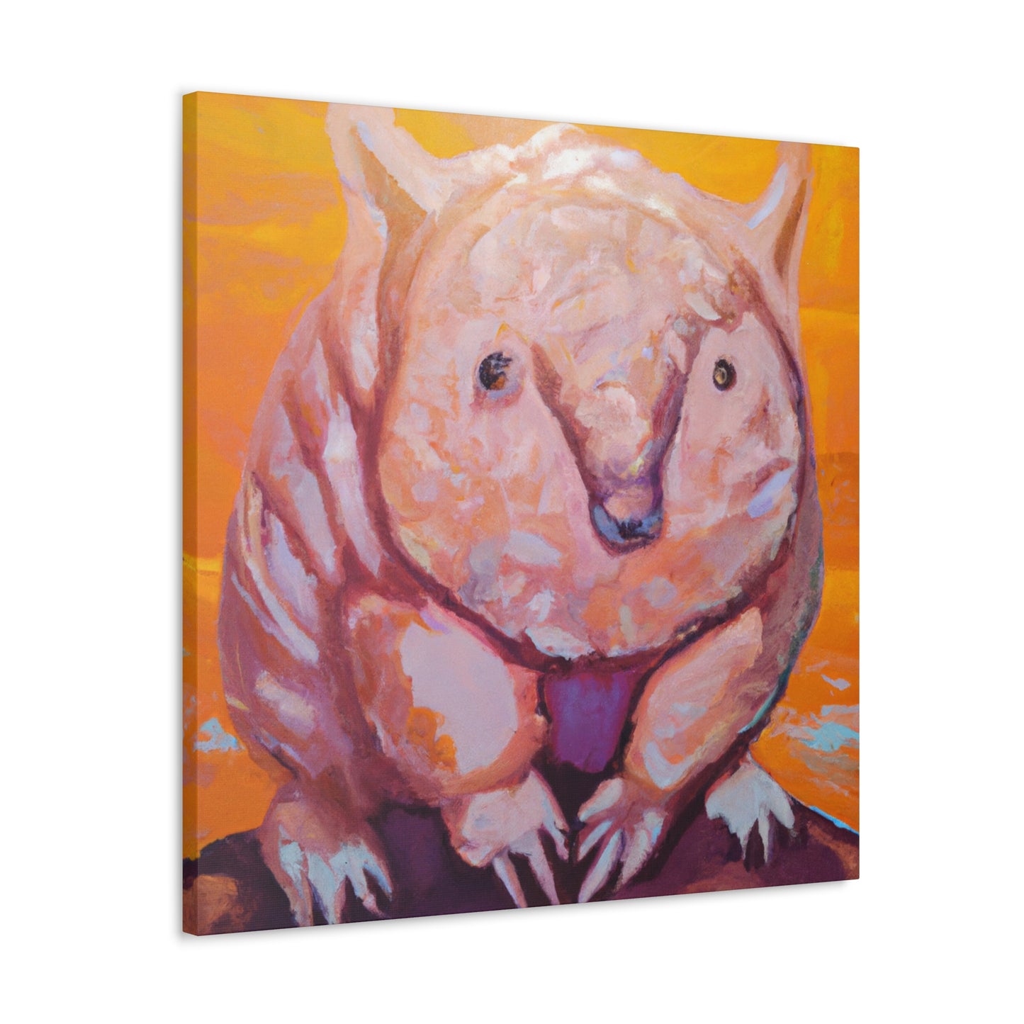 "Wombats in Wonderland" - Canvas