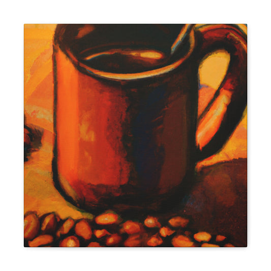 Coffee in Fauvism - Canvas