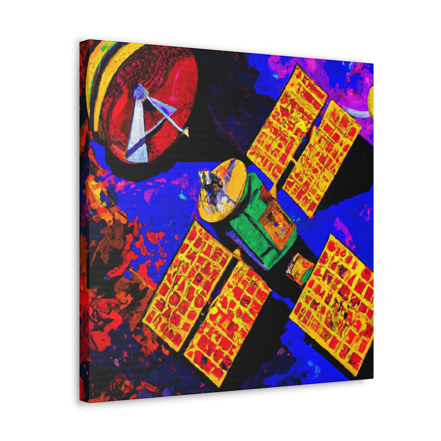 "Satellites in Fauvism" - Canvas