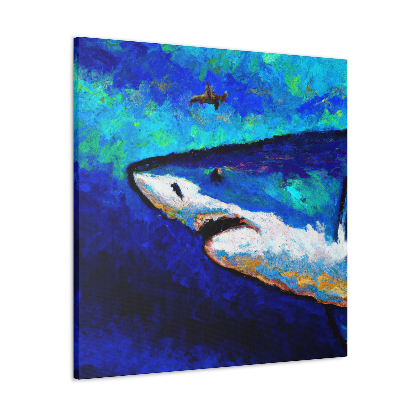 Shark in Impressionism - Canvas