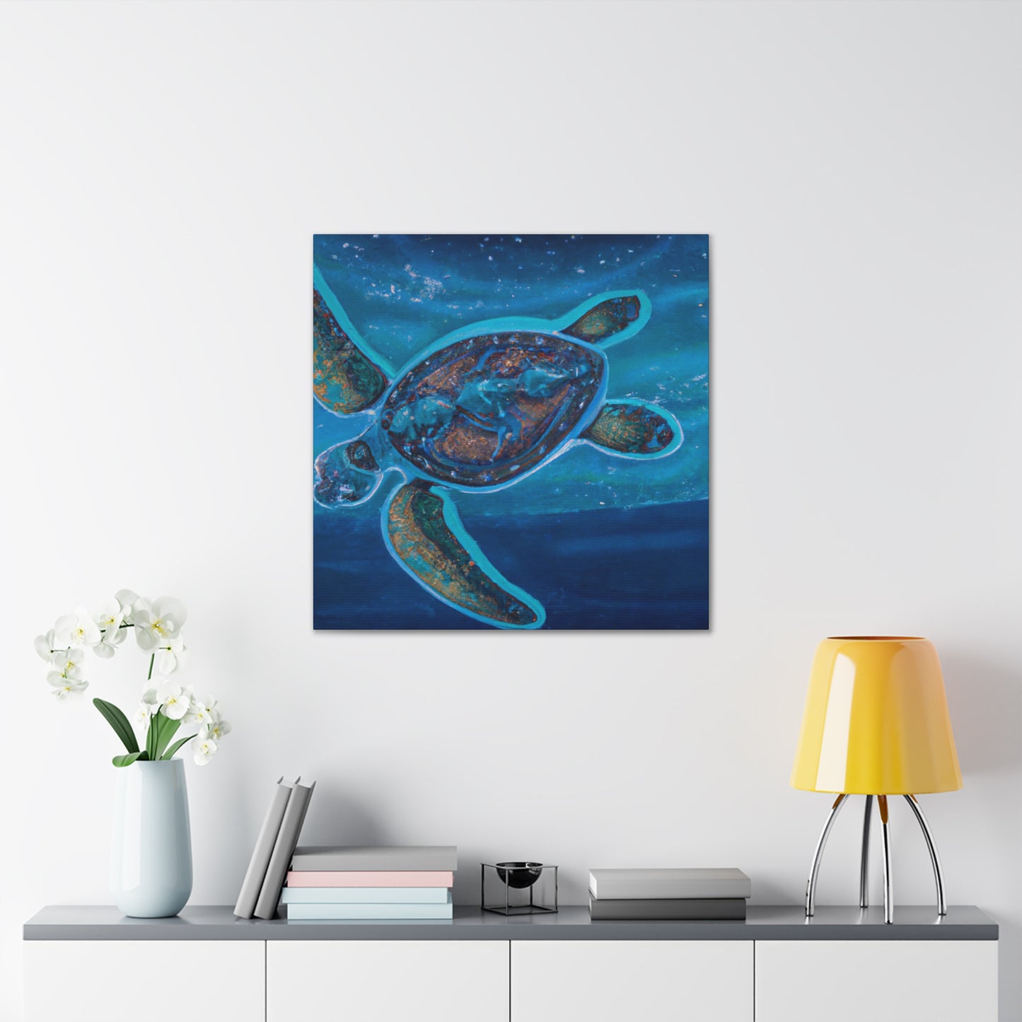 "Sea Turtle Awakening" - Canvas