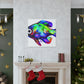 Rainbow Fish Reflection - Canvas