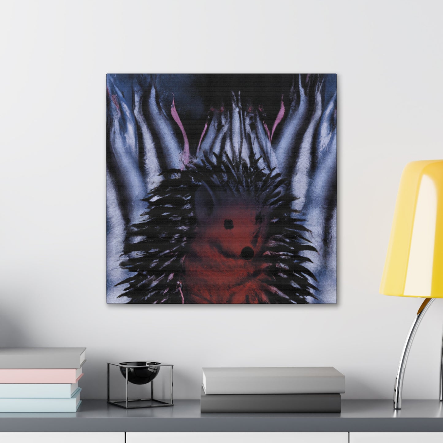 Porcupine Grandeur Drawing - Canvas