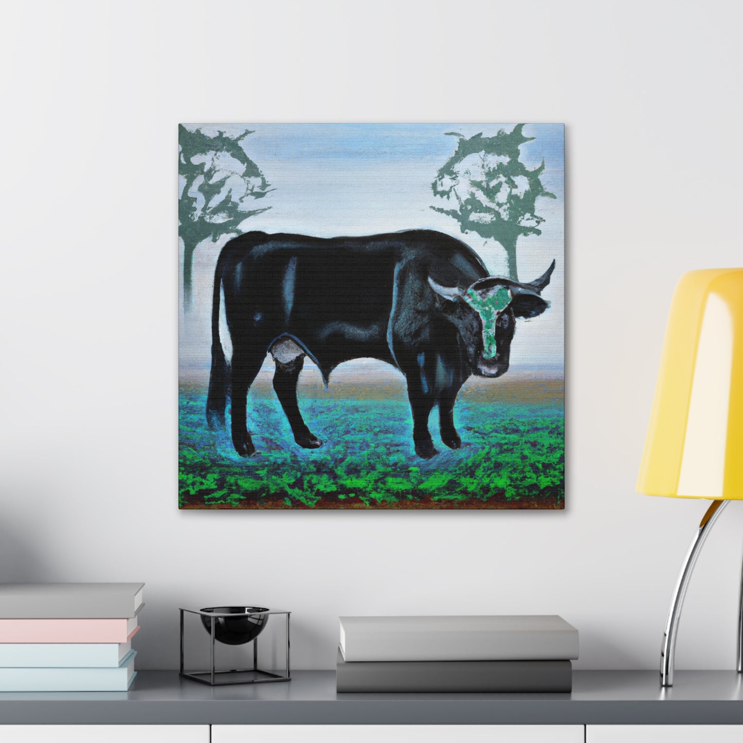 "Cattle in Dreamscape" - Canvas