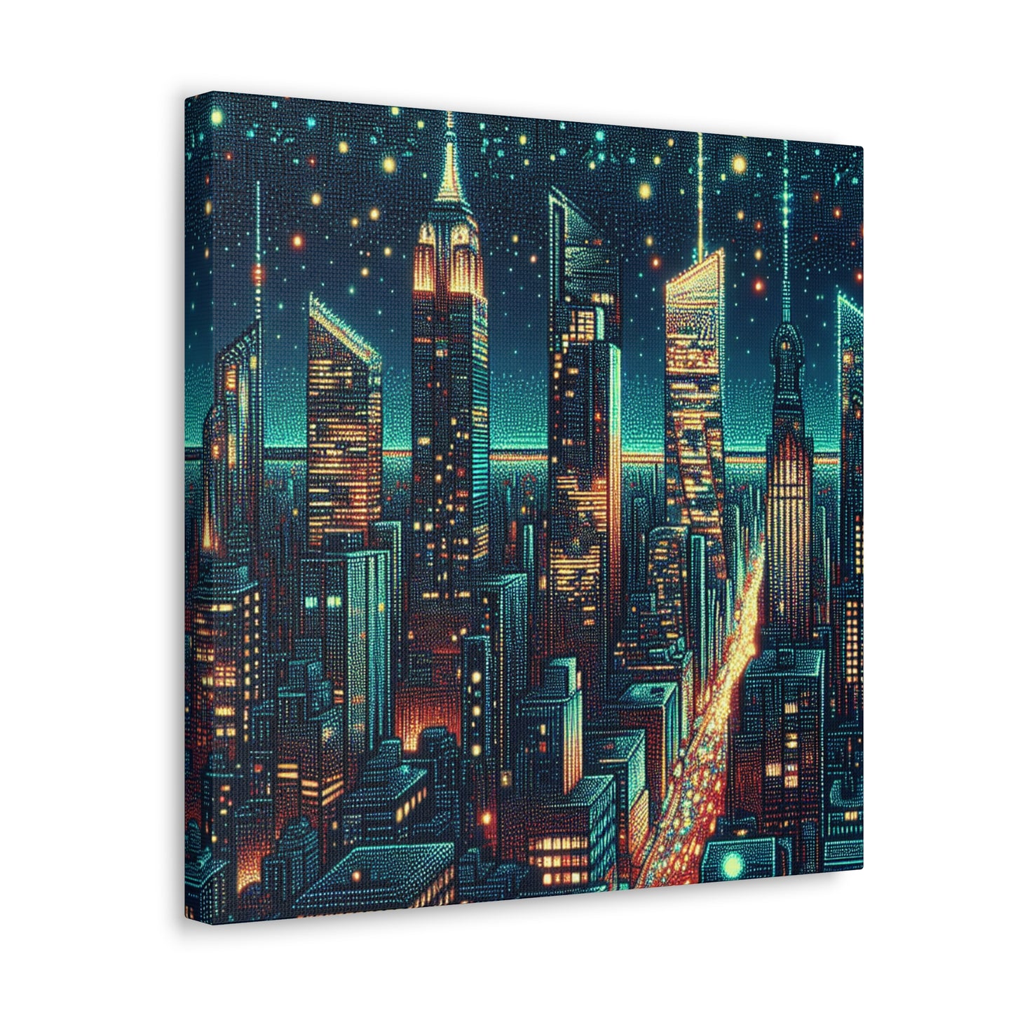 "Canvas of City Splendor" - Canvas